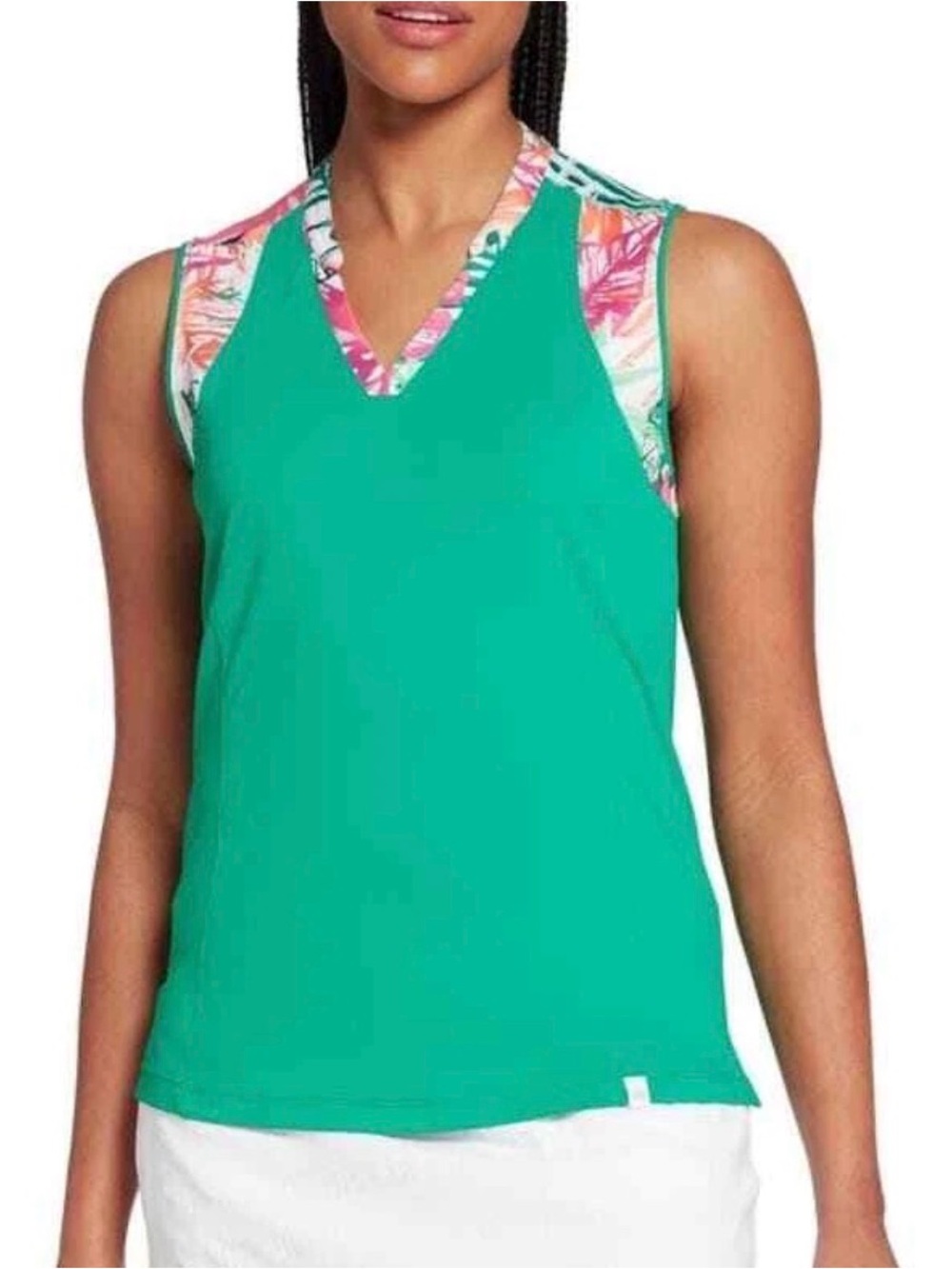 Lady Hagen Women's Tropical Piece Sleeveless Golf Polo - XS